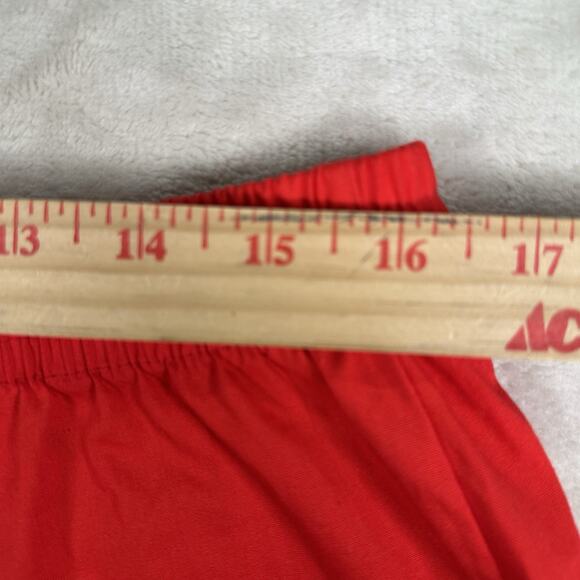 VTG Funnays Comic Strip Shorts Red Men’s Size XL 8” Inseam Elastic Waist - Picture 4 of 8